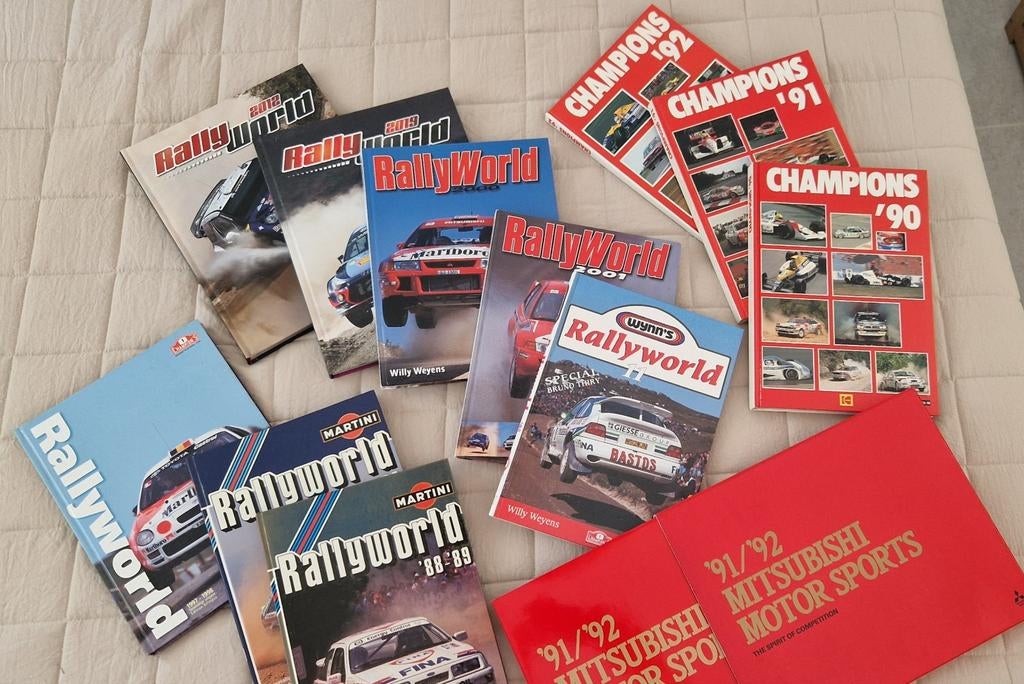 Zeer mooie WRC-rallyboeken [zie foto's], Ophalen of Verzenden