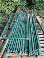 GIARDINO tuinhek + slot(geen sleutel) + 2 GIARDINO hoekpalen, Tuin en Terras, Tuinhekken en Hekwerk, Ophalen, Met poort, Gebruikt