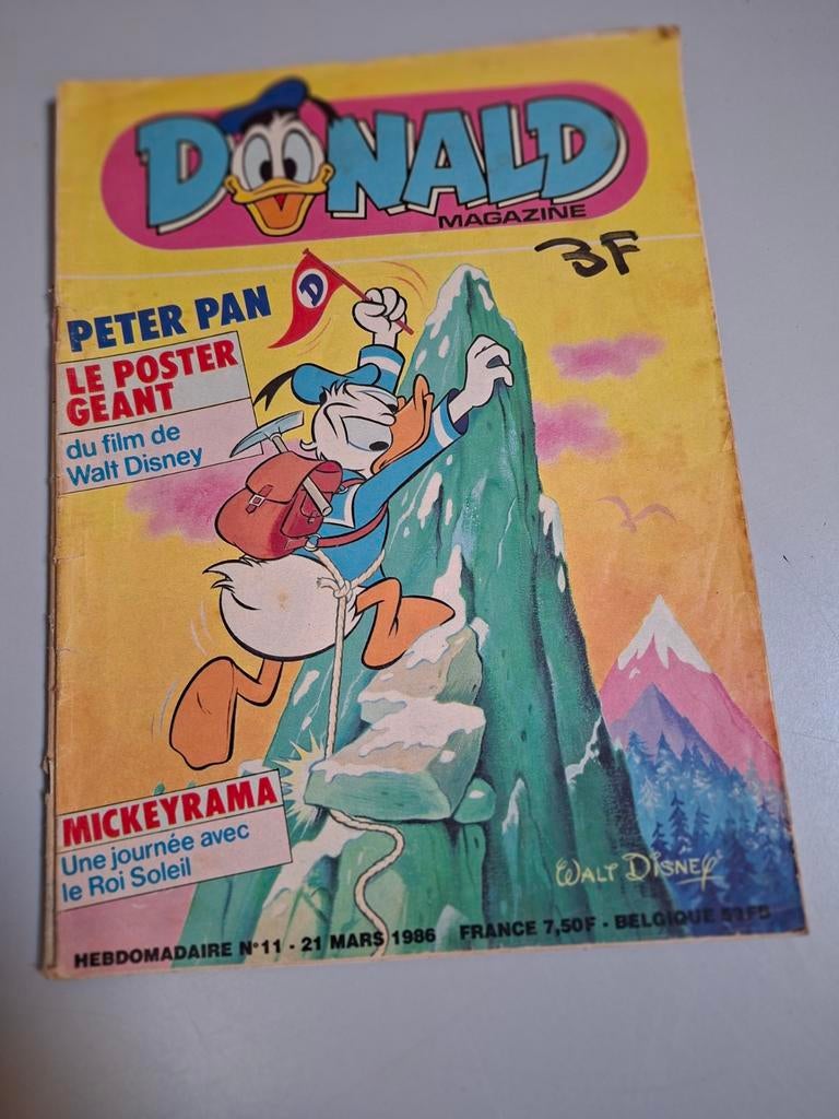 Lot de 14 magazine Donald des années 1980, Ophalen