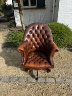 Klassieke bureaustoel, Huis en Inrichting, Ophalen, Bruin, Zo goed als nieuw, Bureaustoel