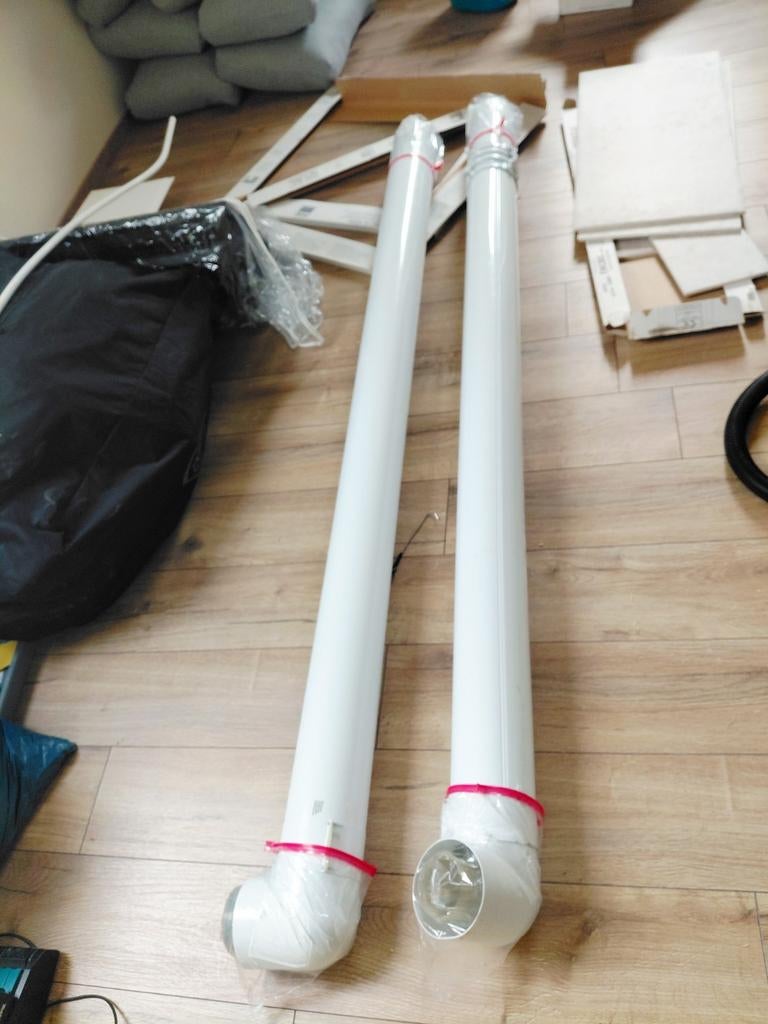 Vaillant schouwbuizen 2 x 2 m en 2 bochten en beugels, Ophalen