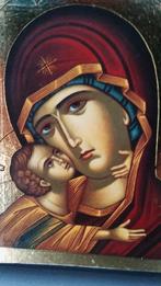 Hérité. BELLE statue de Marie sur plaque d'or., Envoi