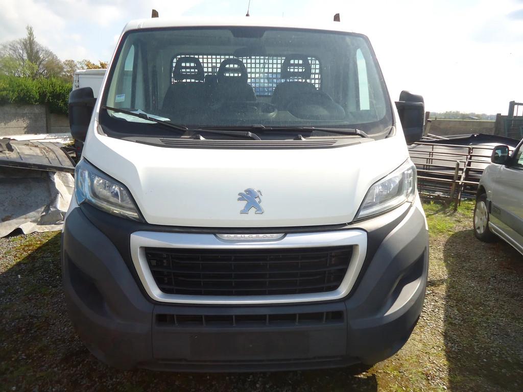 Peugeot Boxer enkel cabine,open laadbak,2.2 d,120 pk ,196 dk, Auto's, Euro 5, Stof, Gebruikt, 2500 kg