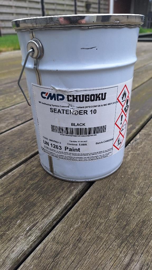 Nieuwe bus van 5L zwarte antifouling, Ophalen, Nieuw, Overige typen