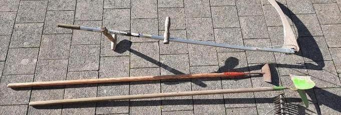 Tuin gereedschap: zeis-aanaardploeg-tuinhak, Tuin en Terras, Hand-tuingereedschap, Gebruikt, Overige soorten, Ophalen