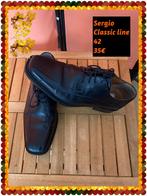 Veterschoenen heren 42. Sergio Classic line, Kleding | Heren, Schoenen, Zwart, Ophalen of Verzenden, Zo goed als nieuw, Veterschoenen