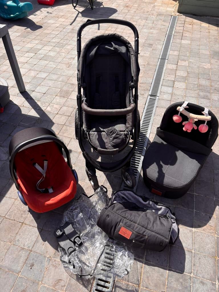 Kinderwagen Pericles, Kinderen en Baby's, Buggy's, Gebruikt, Regenhoes, Verstelbare rugleuning, Voetenzak, Zonnekap, Ophalen