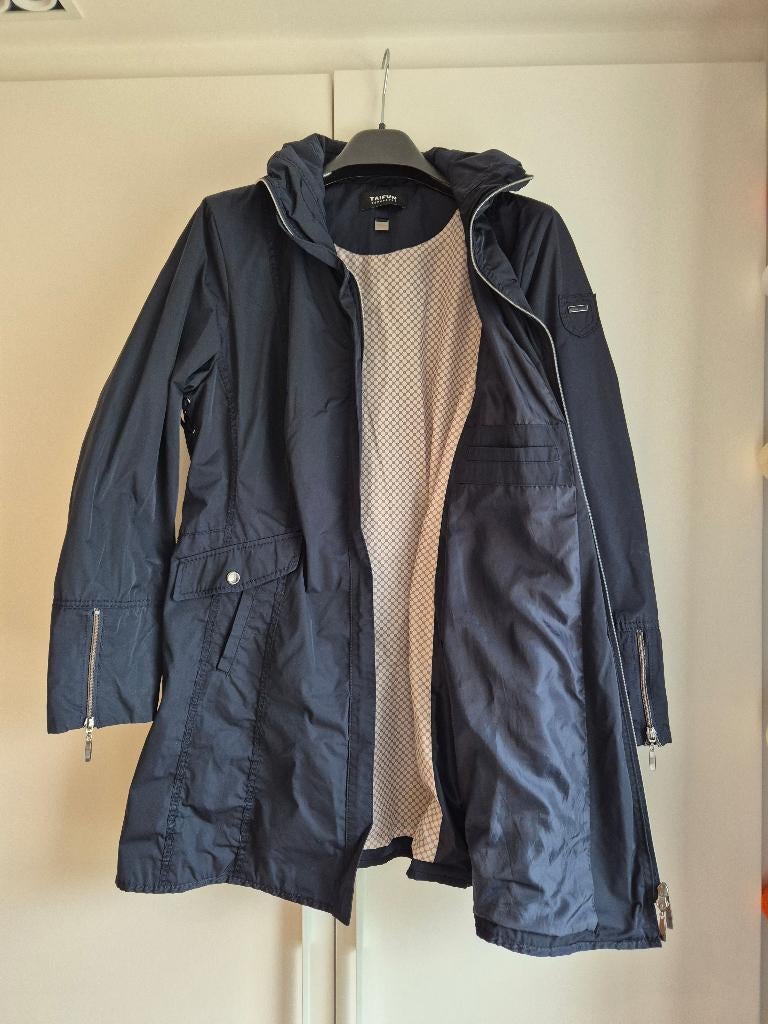 Jas taifun maat 44, Kleding | Dames, Jassen | Zomer, Zo goed als nieuw, Maat 46/48 (XL) of groter, Blauw, Ophalen of Verzenden