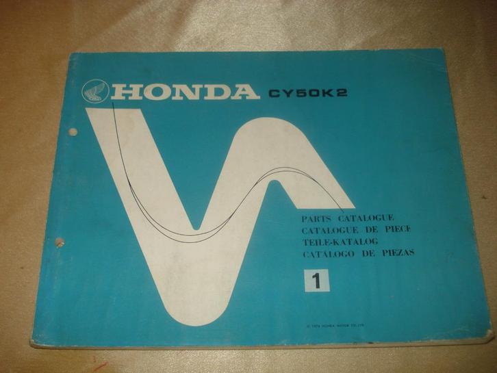 HONDA CY50K2 Ancien Catalogue des Pièces, Motoren, Handleidingen en Instructieboekjes, Honda, Ophalen of Verzenden