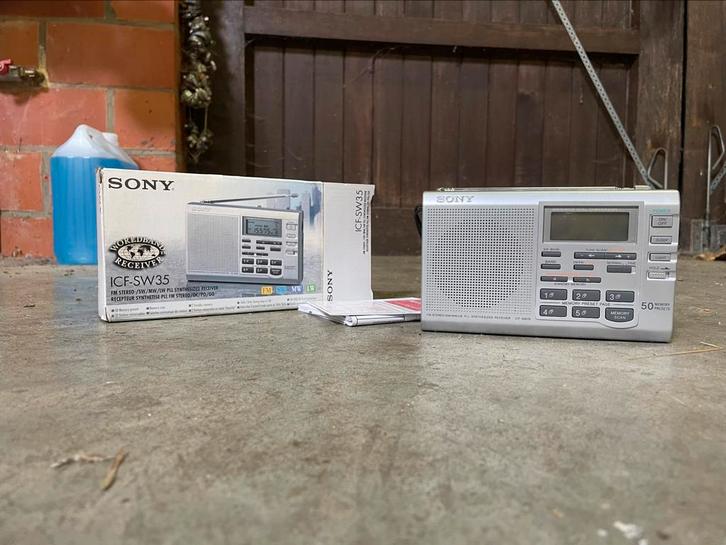 Sony Worldband Receiver, Audio, Tv en Foto, Radio's, Zo goed als nieuw, Ophalen