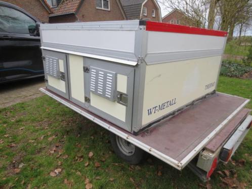 4 vaks WT Metall aanhanger / transportbox pickup, Dieren en Toebehoren, Transportboxen, Gebruikt, Ophalen