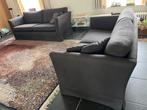 Mooie, stoffen salonzetels, Huis en Inrichting, Ophalen, Gebruikt, Hout