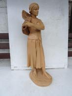 Oude sculptuur van Albert HAMBRESIN — in terracotta 75 cm, Antiek en Kunst, Kunst | Beelden en Houtsnijwerken, Ophalen of Verzenden