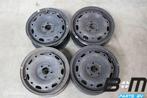 Set originele stalen velgen VW Polo 9N / 9N3 6Q0601027A, Auto-onderdelen, Gebruikt, Velg(en)