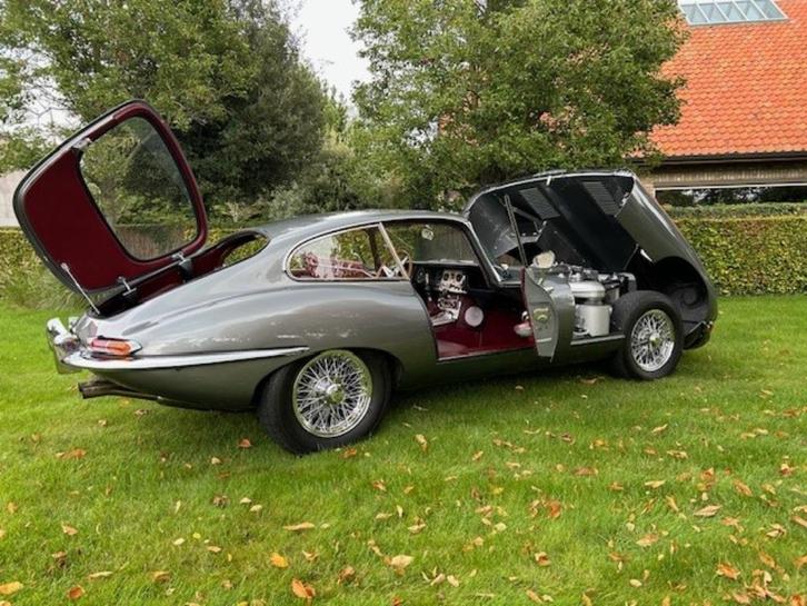 Jaguar E-TYPE serie 1 Coupé 4.2, Auto's, Jaguar, Particulier, E-Type, Benzine, Coupé, 2 deurs, Handgeschakeld, Zilver of Grijs