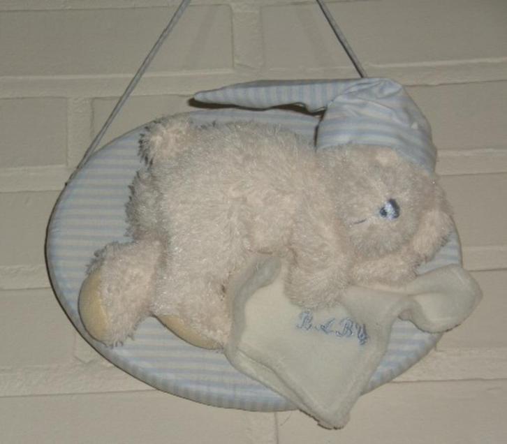 PLUCHE BEER BABY BLAUW 32 STUKS Appletree NIEUW, Kinderen en Baby's, Kraamcadeaus en Geboorteborden, Nieuw, Geboortebord, Ophalen of Verzenden