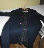 Dikke wollen Heren winterjas (Pardessus), Enlèvement ou Envoi, Comme neuf, Taille 46/48 (XL) ou plus grande, Bleu