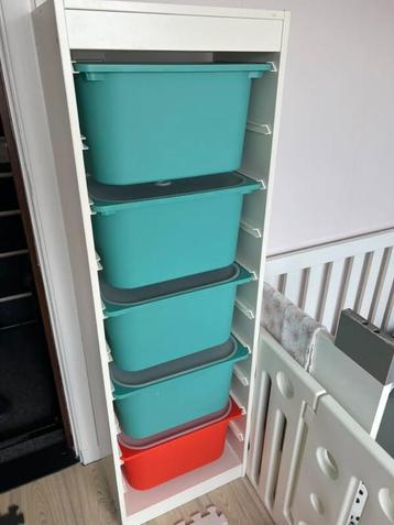 Trofast Opbergcombinatie met bakken + deksels (46x30x145cm), Kinderen en Baby's, Ophalen