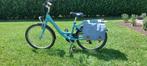 Blauwe kinderfiets met bijpassende fietstas, Fietsen en Brommers, Ophalen, Zo goed als nieuw, Versnellingen