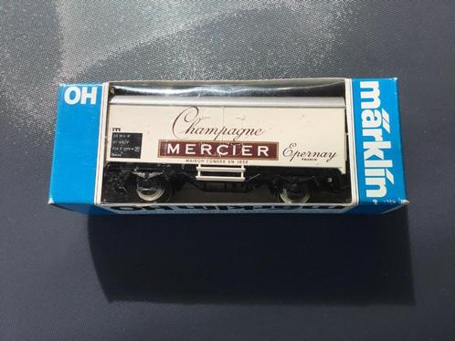 Marklin reclame wagon SNCF MERCIER champagne, Hobby en Vrije tijd, Modeltreinen | H0, Zo goed als nieuw, Wagon, Wisselstroom, Märklin