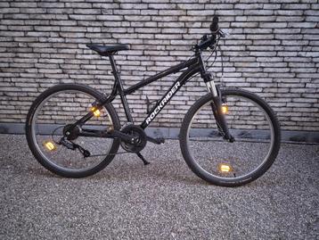 Mountainbike / MTB zwart in perfecte staat, incl. spatborden, Vitesses, 26 pouces ou plus, Comme neuf, Enlèvement