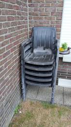 Tuinstoelen, 10 euro stuk, 50 euro alle 6, Ophalen, Zo goed als nieuw, Stapelbaar