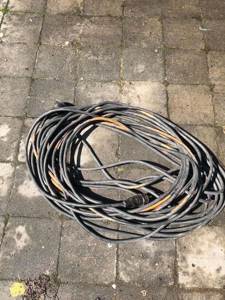 Verlengkabels - bouw, Doe-het-zelf en Bouw, Elektriciteit en Kabels, Zo goed als nieuw, Ophalen