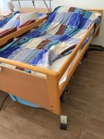 Stiegelmeyer elektrisch hoog-laag thuiszorg/ziekenhuis bed, Ophalen, Eenpersoons, Bruin, 210 cm