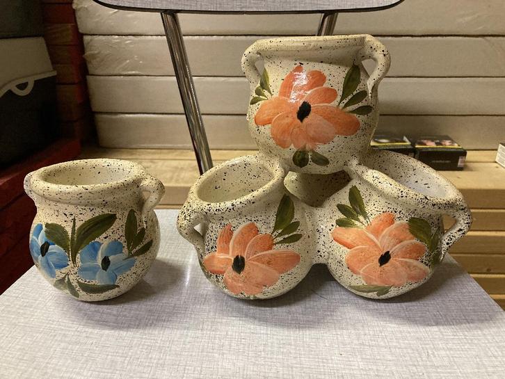 Bloempotten, Jardin & Terrasse, Pots de fleurs, Comme neuf, Poterie, Intérieur, Balcon, Jardin, Moins de 40 cm, Rond, Enlèvement