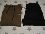 Nouveau survêtement à capuche- pantalon noir et gilet marron, Enlèvement ou Envoi, Neuf, Taille 52/54 (L), Général