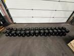 Ziva Vaste Rubberen Pu Dumbells 12kg t/m 40kg, Ophalen, Gebruikt, Dumbbell