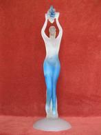 Murano SEGUSO BLUE Erotic Lady Figure Antique Venetian TALL, Antiquités & Art, Antiquités | Verre & Cristal, Enlèvement