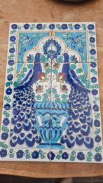 pauwen/ azuleo's/ vintage/exotisch/6 tegels, Antiek en Kunst, Ophalen of Verzenden