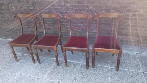 Gratis ophalen samen de antieke tafel ; antieke stoelen 4+2, Antiek en Kunst, Antiek | Meubels | Stoelen en Sofa's, Ophalen