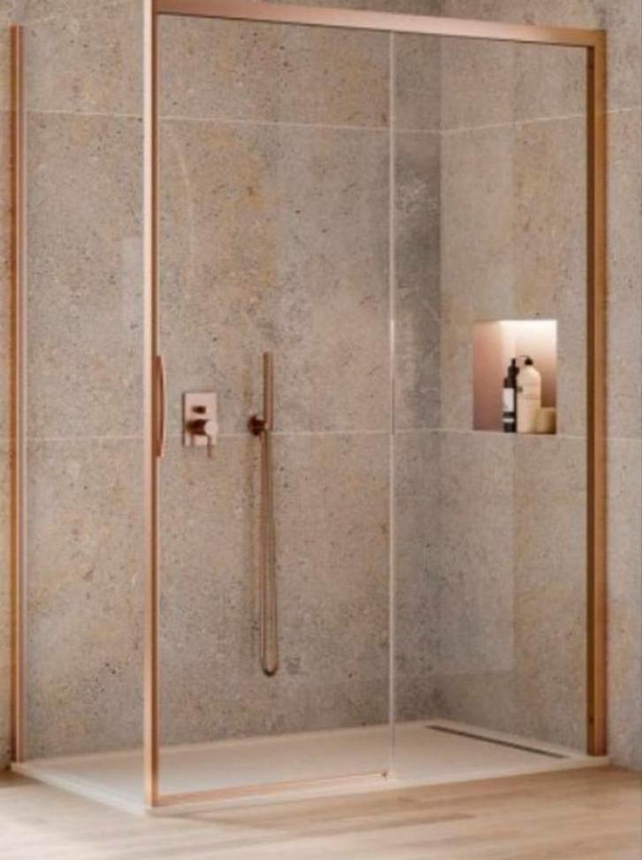 Duka natura 4000 2-delige schuifdeur 120 x 120 en zijwand, Huis en Inrichting, Badkamer | Complete badkamers, Nieuw, Ophalen