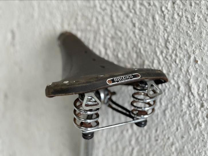 Brooks fietszadel, Fietsen en Brommers, Fietsonderdelen, Zadel, Ophalen
