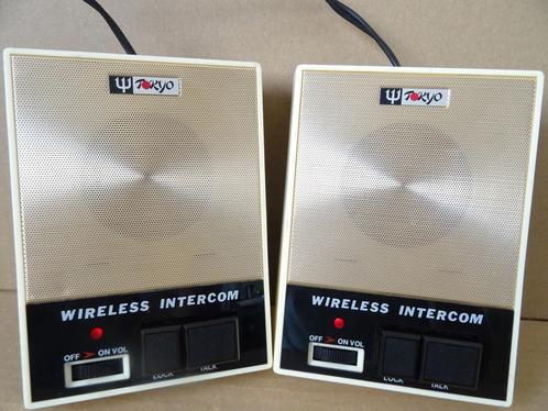 Vintage intercom systeem wireless intercom Tokyo Japan 1975, Antiek en Kunst, Curiosa en Brocante, Ophalen of Verzenden