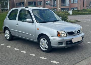 Nissan Micra Essence Euro 4 automatique Pano, Autos, Argent ou Gris, Achat, 600 kg, Carnet d'entretien