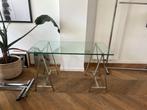 Mid-Century Italiaanse verchroomde stalen tafel, Antiek en Kunst, Ophalen