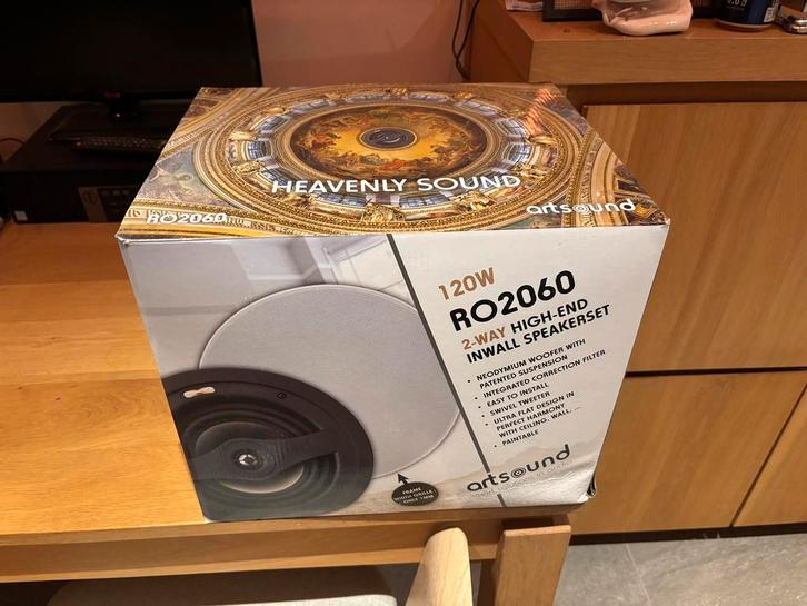 Artsound RO2060, Audio, Tv en Foto, Luidsprekerboxen, Nieuw, Front, Rear of Stereo speakers, 60 tot 120 watt, Overige merken, Ophalen