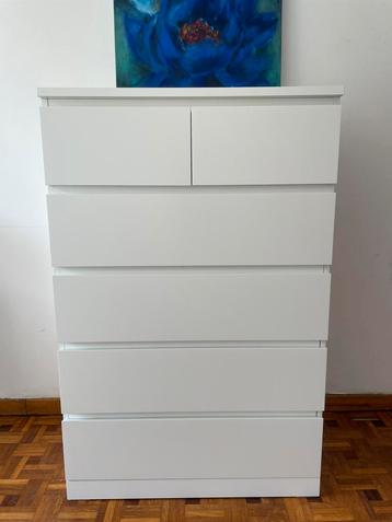 IKEA MALM ladekast wit beschikbaar voor biedingen