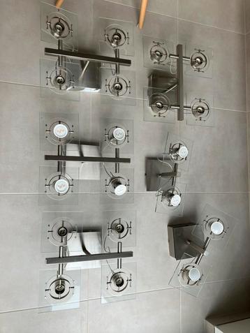Lot de 6 luminaires led spots beschikbaar voor biedingen