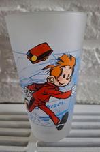 Vintage glas Quick stripfiguur Robbedoes 2001, Verzamelen, Stripfiguren, Ophalen of Verzenden, Guust of Robbedoes, Zo goed als nieuw