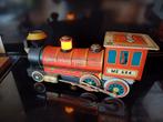 Trein vintage blik, Ophalen