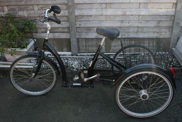 driewielfiets met mand beschikbaar voor biedingen