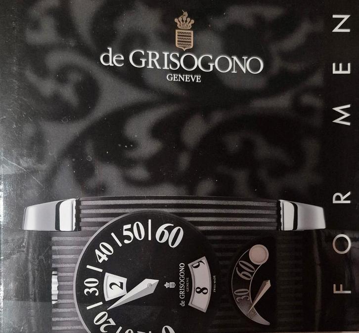 le GRISOGONO à Genève, Bijoux, Sacs & Beauté, Montres | Hommes, Neuf, Acier, Acier, Enlèvement ou Envoi
