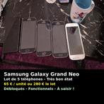 Samsung Galaxy Grand Neo  - Lot de 5 - Fonctionnels -  Déblo, Ophalen, Zo goed als nieuw, Wit