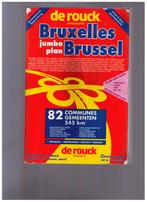 Jumbo plan de Bruxelles - De Rock cartographie -  448 pages, Livres, Carte géographique, Utilisé, Enlèvement ou Envoi, Belgique