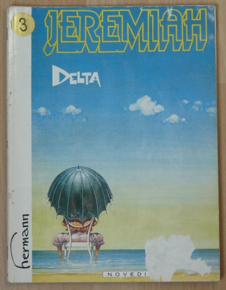 Strip Boek, Jeremiah, Delta, Nummer 11, Novedi, 1985., Boeken, Stripverhalen, Gelezen, Eén stripboek, Ophalen of Verzenden