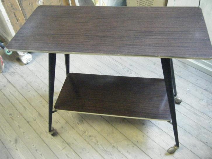 Table TV vintage années 70, Antiek en Kunst, Antiek | Glaswerk en Kristal, Ophalen